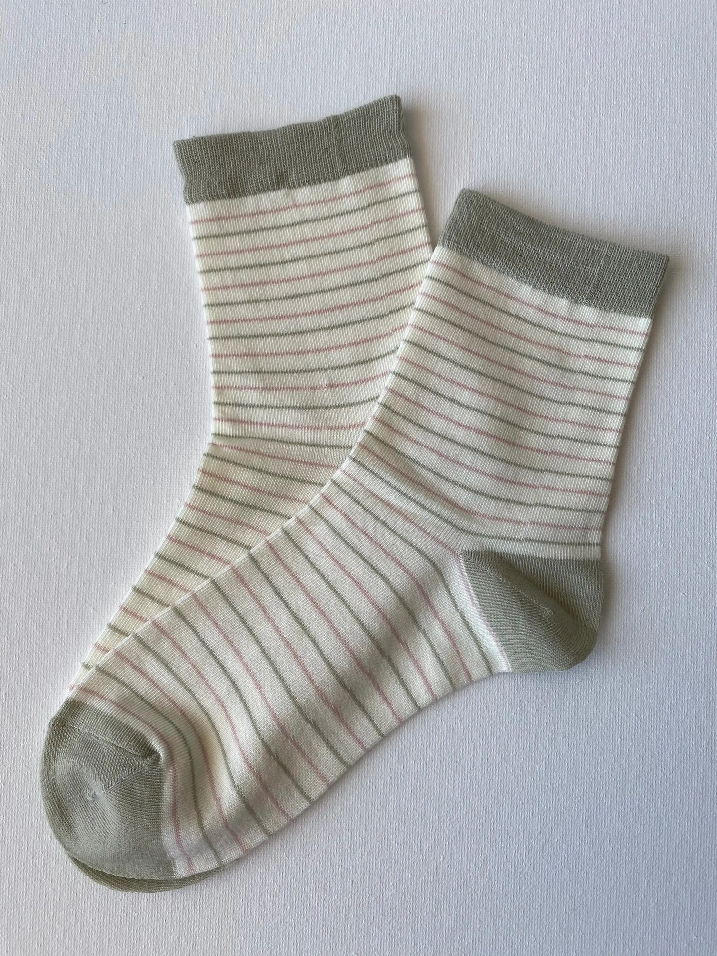 Bunny Floral Lace Crew Sock