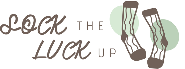 Sock the Luck up AU horizontal logo Dress your Feet with Good Intention