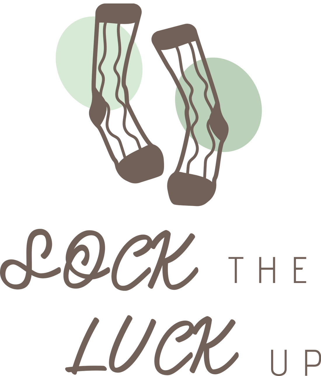 Sock the Luck up AU vertical logo Dress your Feet with Good Intention