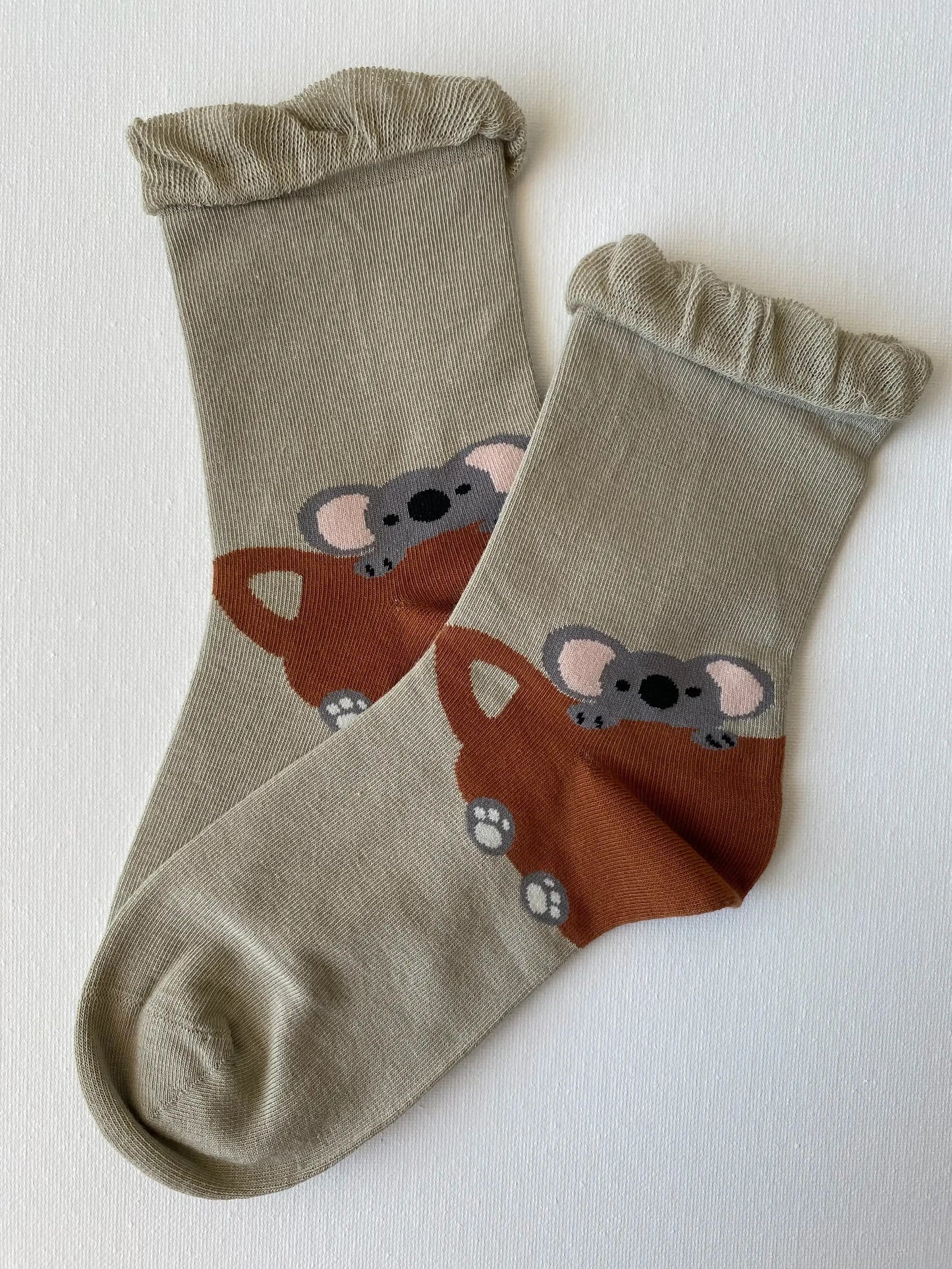 Product image of hold tight koala crew sock by Sock the Luck up AU