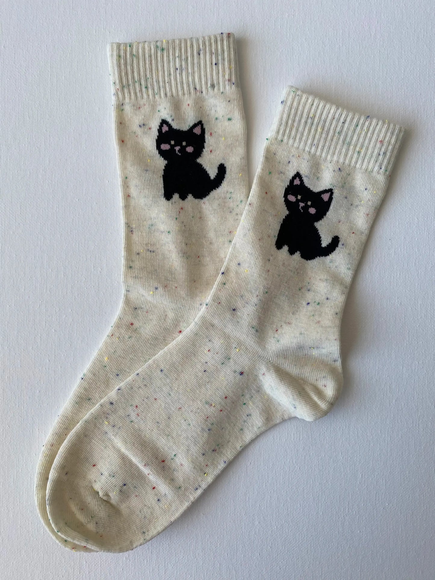 Product image of midnight paws crew sock by Sock the Luck up AU